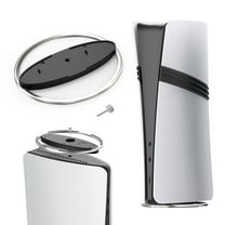 Vertical Stand with Screw Non-Slip Base for PlayStation PS5, PS5 Slim, PS5 Pro Consoles, Black