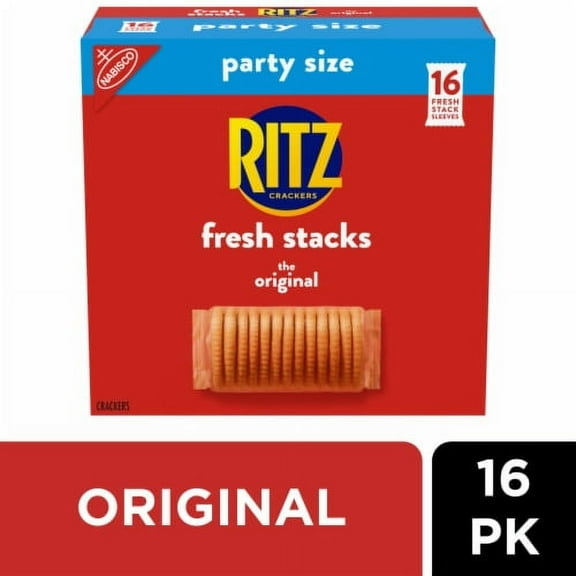 Pack of 2 - Ritz Fresh Stacks Original Crackers Party Size 23.7 oz
