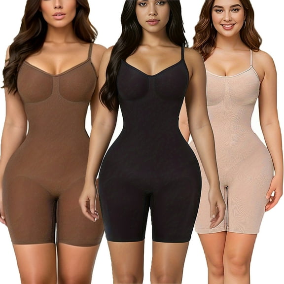 Lilvigor Women Tummy Control Shaper Seamless Butt Lifter Thigh Slimmer Body Shaper Shapewear Bodysuit