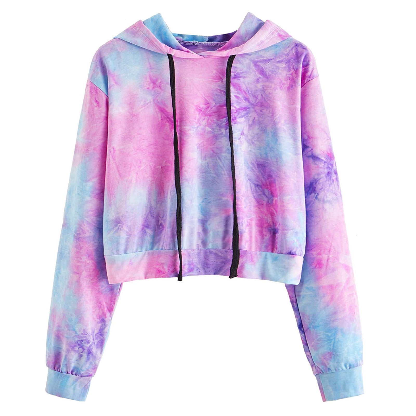 Tie Dye Crop Sweatshirt