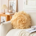 thumbnail image 6 of Handmade Rose Flower Round Throw Pillows Princess Styles Cushions for Living Room Sofa Bed Wedding Gift, 6 of 8