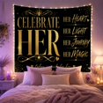 thumbnail image 2 of Celebrate Embellished Shimmering With Glitter Star Like, Mystical Fantasy for Space Lovers, Wall Decor, Valentine's Day Gift, Tapestry Wall Hanging for Dorm and Living Room, 2 of 7