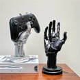 thumbnail image 3 of LIBACUKN Gaming Controller and Headphone Stand, Cyberpunk Robot Mechanical Arm Design, Desktop Holder for Gaming Accessories, Black (Retro), 3 of 15