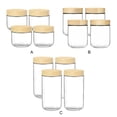 thumbnail image 2 of Naiovety 4 pack/lote organiza la cocina con recipientes de vidrio para yogur con tapas, recipientes duraderos de 10 Oz con tapas Almacenamiento y organización del hogar, 2 of 6