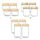 thumbnail image 2 of Naiovety 4 pack/lote organiza la cocina con recipientes de vidrio para yogur con tapas, recipientes duraderos de 10 Oz con tapas Almacenamiento y organización del hogar, 2 of 6