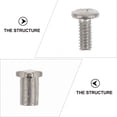 thumbnail image 3 of 2 Sets Eyeglasses Screws Replacement Eyeglasses Screws Useful Sunglasses Parts, 3 of 8