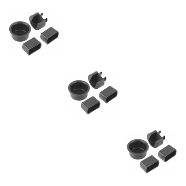 Guardoinrt 4x Black Prevent Damage With Replacement Hinge Pivots Lining Kit For Doors And Hinges 3Set