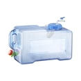 thumbnail image 2 of Contenedor de Agua Botella de Agua a Prueba de Fugas Parada de Agua Automática con Grifo Almacenamiento de Agua Barril Jarra de Agua para Barra de Té 25L, 2 of 8