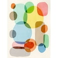thumbnail image 2 of Galapon, Nikki 15x18 White Modern Wood Framed Museum Art Print Titled - Inked Orbs V, 2 of 4
