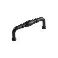 thumbnail image 1 of Hickory Hardware P3050-MB 3 in. Center to Center Williamsburg Collection Pull, Matte Black Finish, 1 of 1