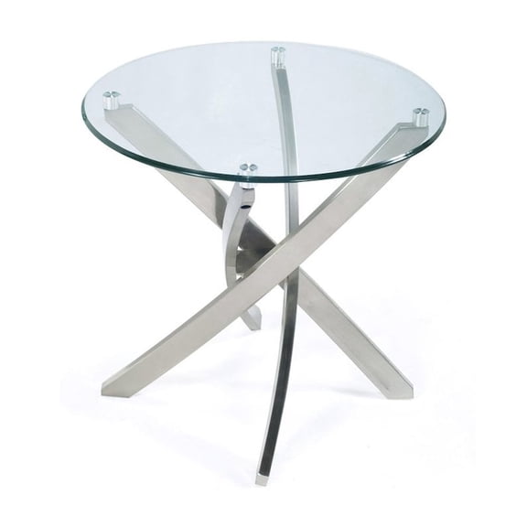 Magnussen Zila Round Solid Wood End Table