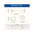 thumbnail image 2 of 1 Set 4pcs 40oz Silicone Anti-Spill Lid And Letter Shaped Cup Decor Hanging Pendants, Cup Accessories, Gift, 2 of 4