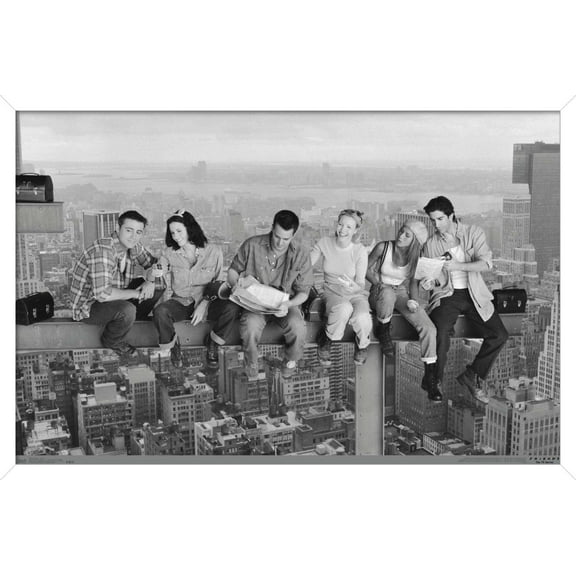 Friends - Posed Wall Poster, 14.725" x 22.375", Framed