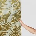 thumbnail image 3 of Awypu Waterproof Shower Curtain for Bathroom Decoration Farmhouse Modern Black Tropical Palm Jungle Floral Tree Leaves Hand Sketch Hawaii California Nature Paradise Golden White, 3 of 7