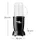thumbnail image 2 of Licuadora Personal Magic Bullet con Vaso de 560 ml, Tapa de Viaje y Cuchillas de Acero Inoxidable 250W Negro Renewed, 2 of 9