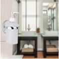 thumbnail image 4 of Stainless Steel Wall Mounted Soap Shampoo Dispenser Lotion Dispenser Holder Frosted Glass Shower Shampoo Bottle for Bathroom Kitchen (10 x 5.6 x 15.5cm), 4 of 9