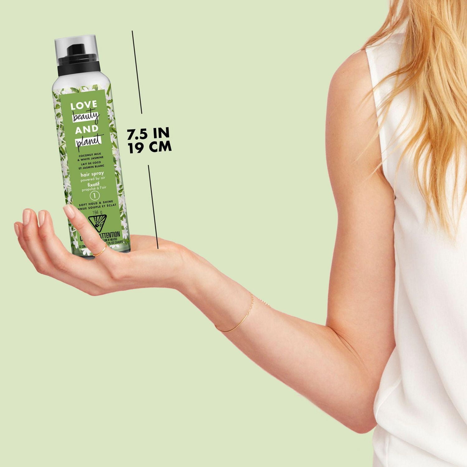 Love Beauty and Planet Coconut Milk & White Jasmine Soft Hold Hairspray