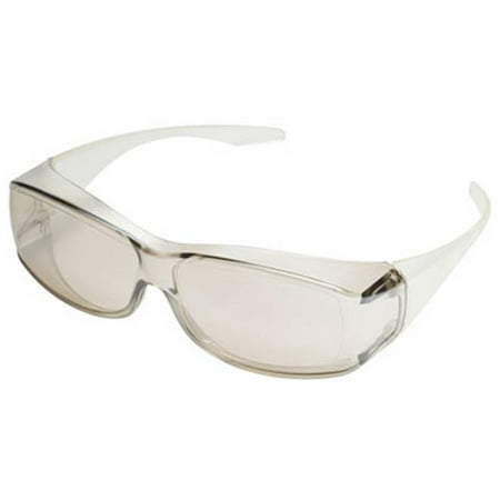 SAFETY WORKS INC Safety Glasses, Over-The-Glasses, Indoor/Outdoor (Best Over Prescription Safety Glasses)