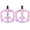 Light Purple, variant on CEORPER Nylon Bicycles Cycling Pedals Platform with Double Bearing Reflective Design