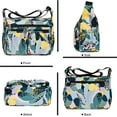 thumbnail image 3 of Nausy Women's Nylon Crossbody Shoulder Bag with Pocketbooks, Multicolor, 3 of 6