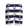 thumbnail image 5 of Easygdp Anchors Men's Short Pajama Pants, Sleep Shorts, Household Pants, Casual Pants with Pockets - Medium, 5 of 9