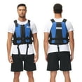 thumbnail image 3 of Owntop Life Jacket Adult Swim Vest,Men Women Flotation Buoyancy Aid Swimsuit with Adjustable Safety Strap for Swimming Kayaking Fishing,Blue, 3 of 9