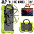 thumbnail image 3 of For Lenovo Tab M11/K11 LTE 2024 Case 11 inch, 360 Rotating Shockproof Cover with Stand, Handle, Shoulder Strap (TB330FU/TB330XU/TB331FC), Lime, 3 of 7