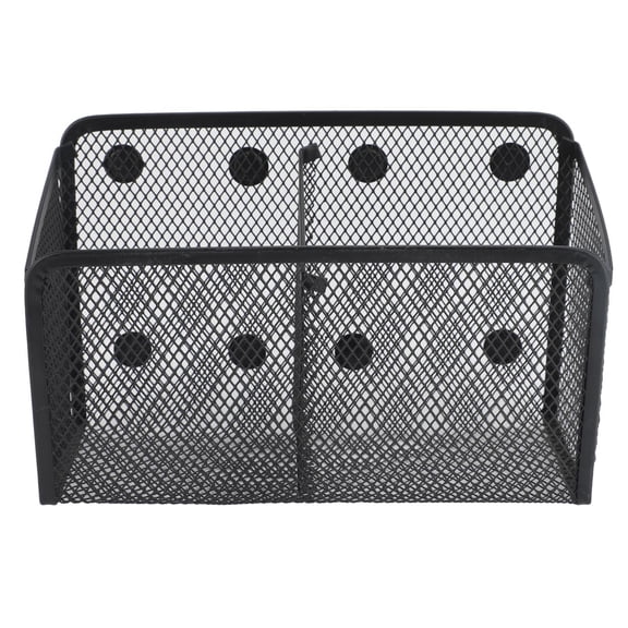 Suodoka Magnetic Metal Mesh Pencil Cup – Large Capacity Desk & Refrigerator Pen & Marker Organizer