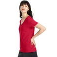 Hanes Perfect-T Women's V-Neck Cotton T-Shirt, Value 2-Pack - Walmart.com