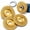 3*FlatSurface, variant on Z Angle Grinder Polishing Pad, Wood Carving Disc Set, Tungsten Carbide Grinding Wheel Wood Carving for 4" & 4-1/2" Grinders, Woodworking Attachment for Cutting, Shaping, Sanding