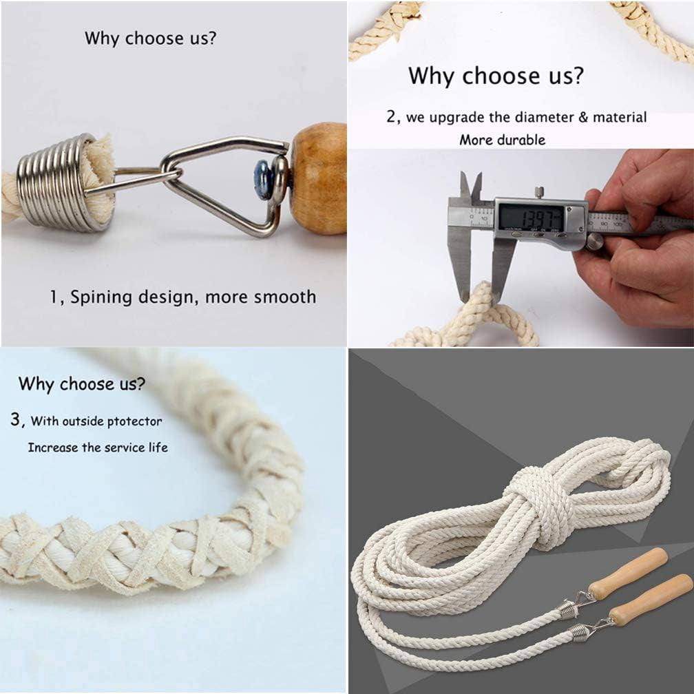 Double Dutch Long Group Jump Rope Multiplayer 16ft Skipping Rope School Company Fun Games Agility Play