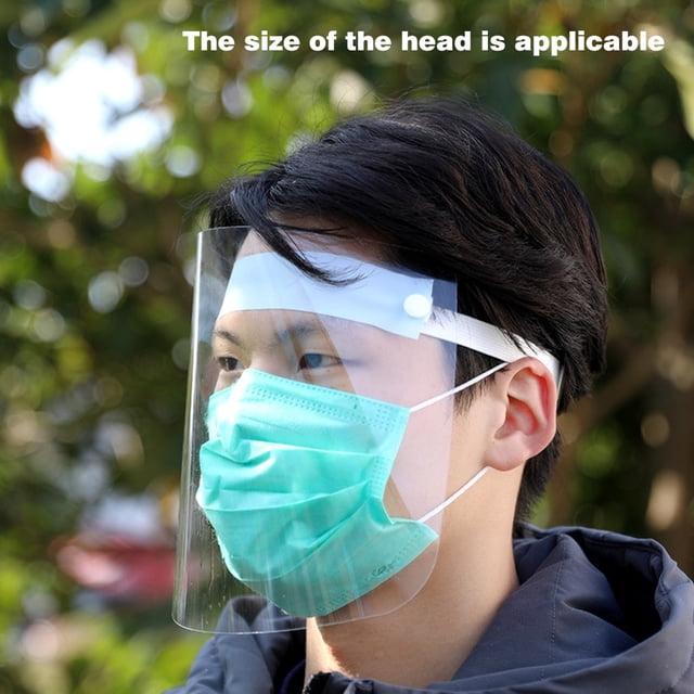 Universal Head Mounted Clear Face Protection Shield Saliva Splashing Proof Transparent Face Screen Xingzhi