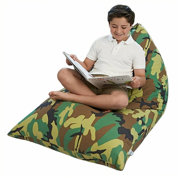 AUQ Bean Bag Cover,Double-Line Seams Bean Bag Storage,Effortless Cleanup Bean Bag Covers Only,Style1