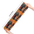 thumbnail image 2 of Pofeuu Sunflower Black Dog Print Stockings, Adult Running Hiking Socks for Youth and Adult-One Size, 2 of 8