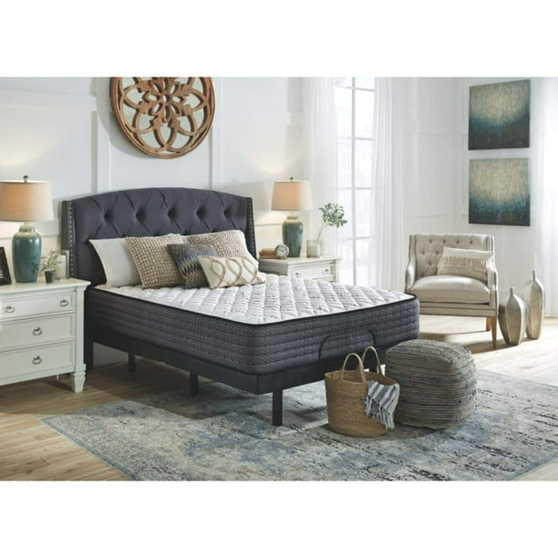 Ashley Furniture Adjustable Twin XL Bed with USB Ports in Black