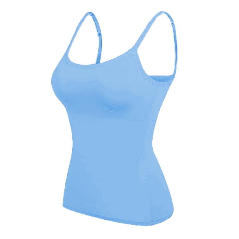 Joernso Women's Padded Cami Tank Tops Double Lined Spaghetti Strap