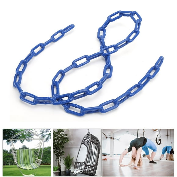 Kid Swing Chain, 1.5m/59in Blue Fully Coated Swing Chain Sturdy Stable  for Swing Set for Family Playground Equipment