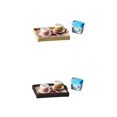 thumbnail image 1 of bandeja en miniatura Macarena 2x bandeja de yogur de en miniatura casa de muñecas escala 1/12 casa de muñecas escala 1/6, 1 of 7