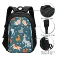 thumbnail image 3 of Vsdgher Dogs Print Travel Laptop Backpack, Laptops Backpack with USB Charging Port, Water Resistant Computer Bag Gift for Men & Women, 3 of 7