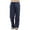 A-Dark Blue208, variant on Dual Pocket Straight Trousers For Men Drawstring Waist Loose Cut Summer Daily Casual Pants