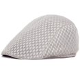 thumbnail image 2 of Cheers.US Mens Mesh Flat Cap Breathable Summer Newsboy Hat Beret Cabbie Ivy Hat Gatsby Newsboy Hat for Driving Hunting, 2 of 2
