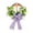 A, variant on A Spring Easter Cross Wreath Door Hanging Decoration Hydrangea Blue Flowers Without Scarf 35Cm