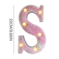 BAOPAI LED Illuminated Alphabet Sign Lights for Wedding Proposals Party ...