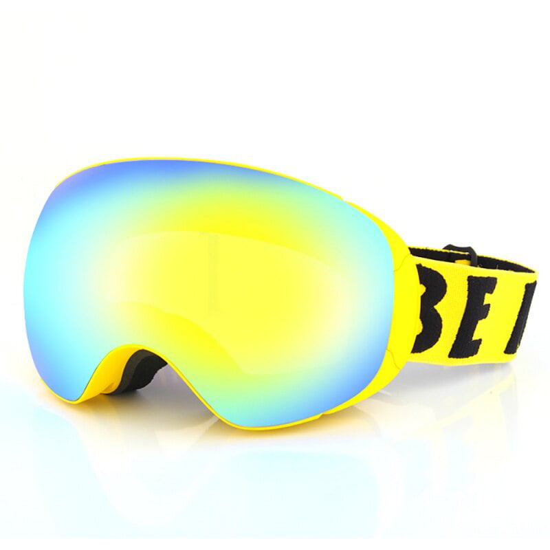 HALLWAYEE Ski UV400 Anti-Fog Big Ski Mask Glasses Skiing Wear Snow Men Women Snowboard Snowmobile Sunglasses
