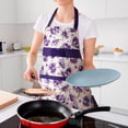 thumbnail image 5 of Cute Rose Flower Kitchen Apron with Bowknot for Women,Fashionable Stain-Resistant Cooking Apron for Home and Housework, 5 of 5