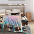 thumbnail image 6 of Custom Photo Blankets Using My Own Photos Personalized Throw Blanket with Pictures Text Customized Blanket for Adults Mom Dad Family Dog Kids Friends Lover Personalized Memorial Gift 60"x80", 6 of 6