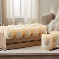 thumbnail image 2 of 2.75" X 4" Scented Pillar Candle Sweet Vanilla Bliss - Set of 8, 2 of 4