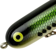 Heddon Tiny Torpedo Topwater, Black Shiner, 1-7/8 1/4 oz.