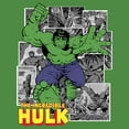 thumbnail image 2 of Men's Marvel Hulk Comic Panel Collage Graphic T-Shirt, 2 of 3