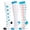 3 Pairs White, variant on Compression Socks Women and Men, 20-30mmHg, Knee High Stockings for Circulation, Best for Nurses, Travel, Running, Athletic, Pregnancy